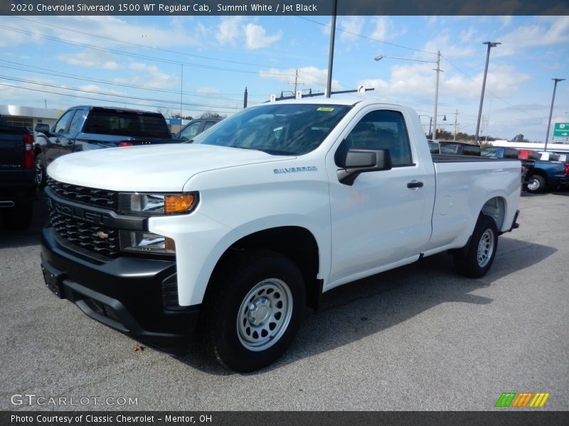 Summit White / Jet Black 2020 Chevrolet Silverado 1500 WT Regular Cab