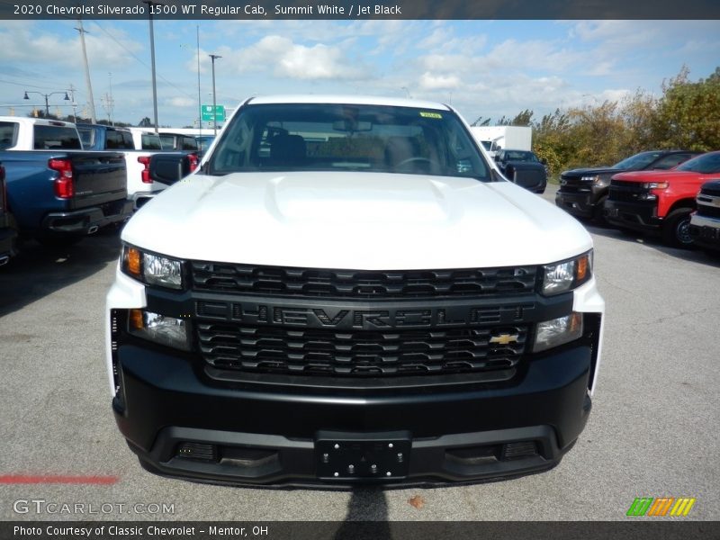 Summit White / Jet Black 2020 Chevrolet Silverado 1500 WT Regular Cab