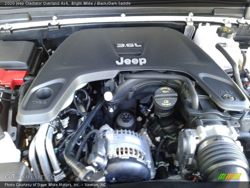 Bright White / Black/Dark Saddle 2020 Jeep Gladiator Overland 4x4