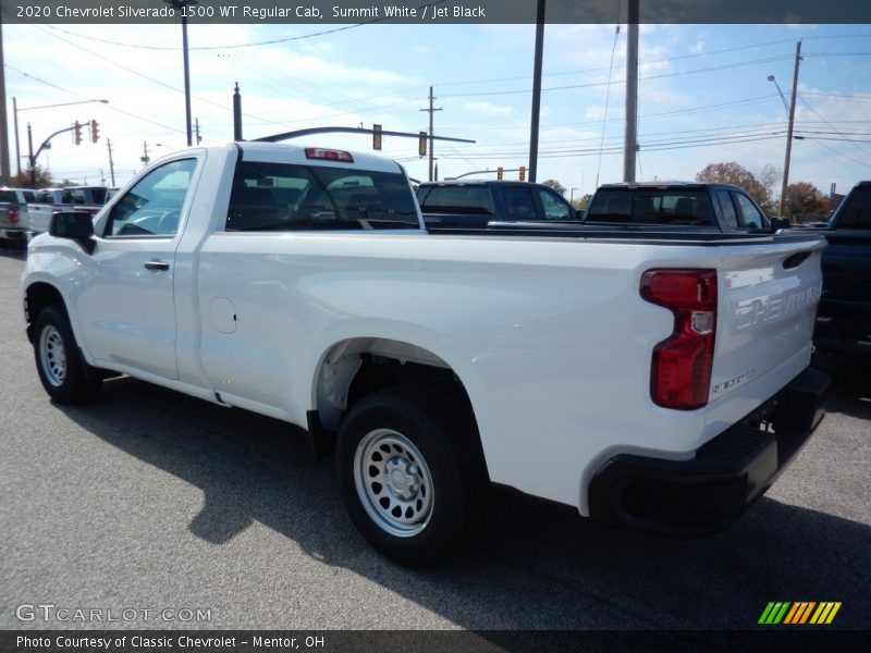 Summit White / Jet Black 2020 Chevrolet Silverado 1500 WT Regular Cab