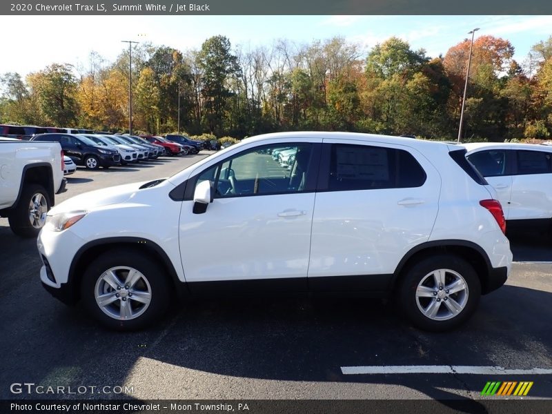 Summit White / Jet Black 2020 Chevrolet Trax LS