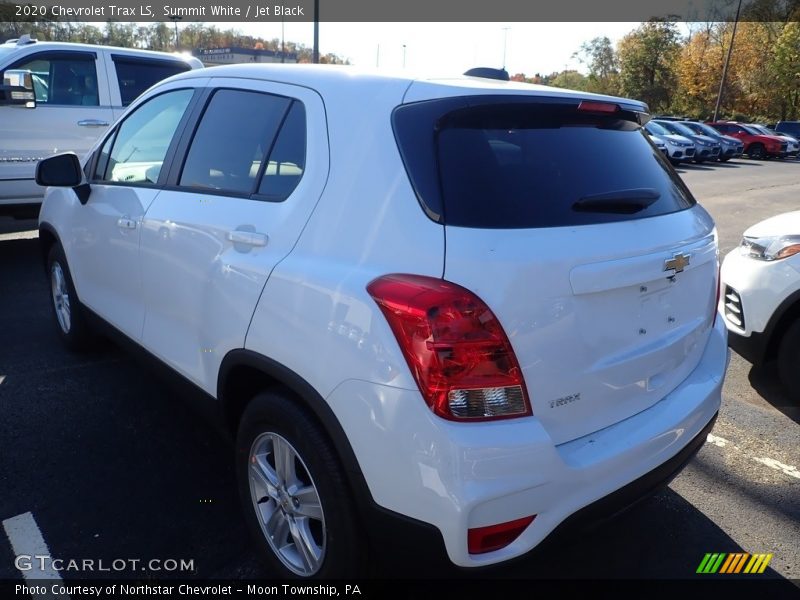 Summit White / Jet Black 2020 Chevrolet Trax LS
