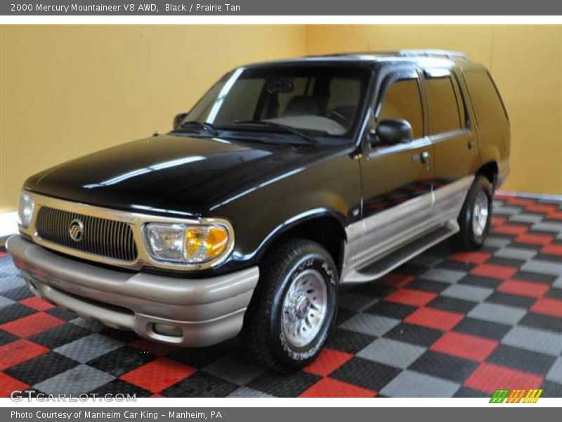 Black / Prairie Tan 2000 Mercury Mountaineer V8 AWD