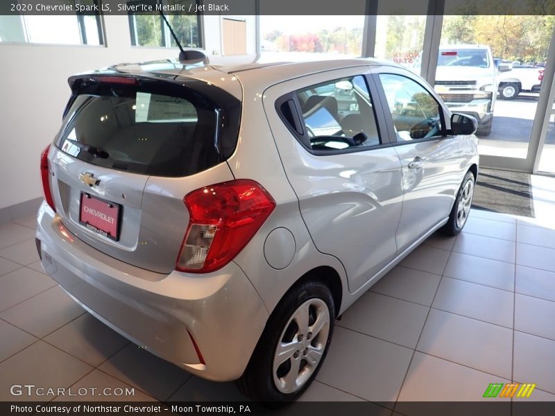 Silver Ice Metallic / Jet Black 2020 Chevrolet Spark LS