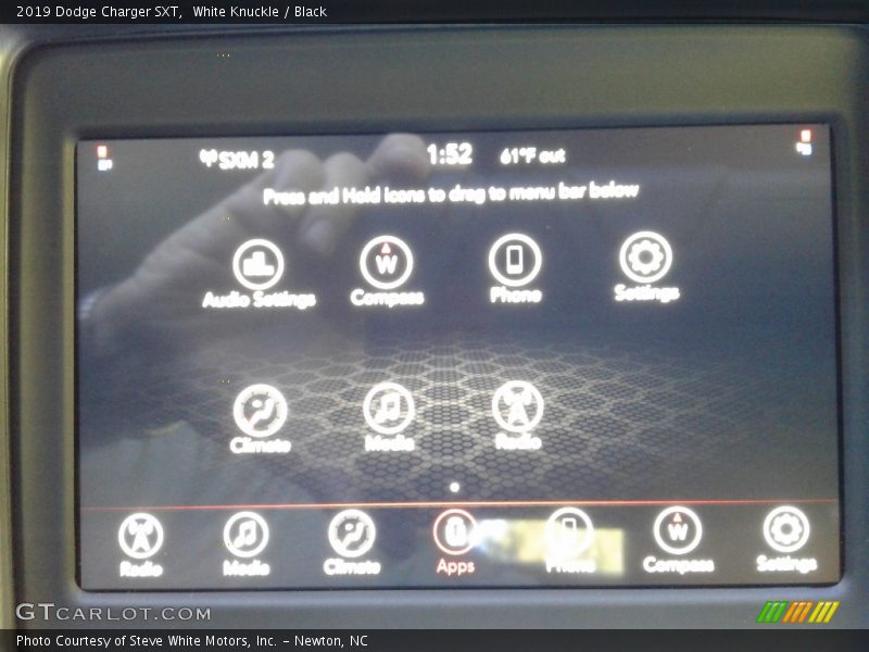 White Knuckle / Black 2019 Dodge Charger SXT