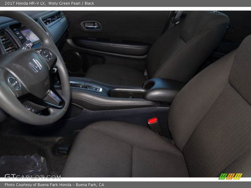 Misty Green Pearl / Black 2017 Honda HR-V LX