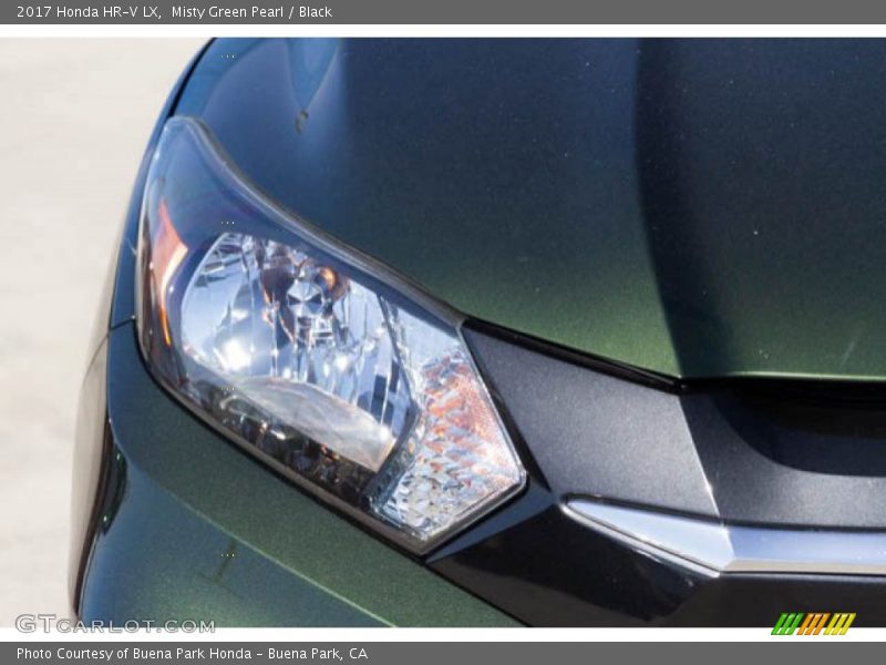 Misty Green Pearl / Black 2017 Honda HR-V LX