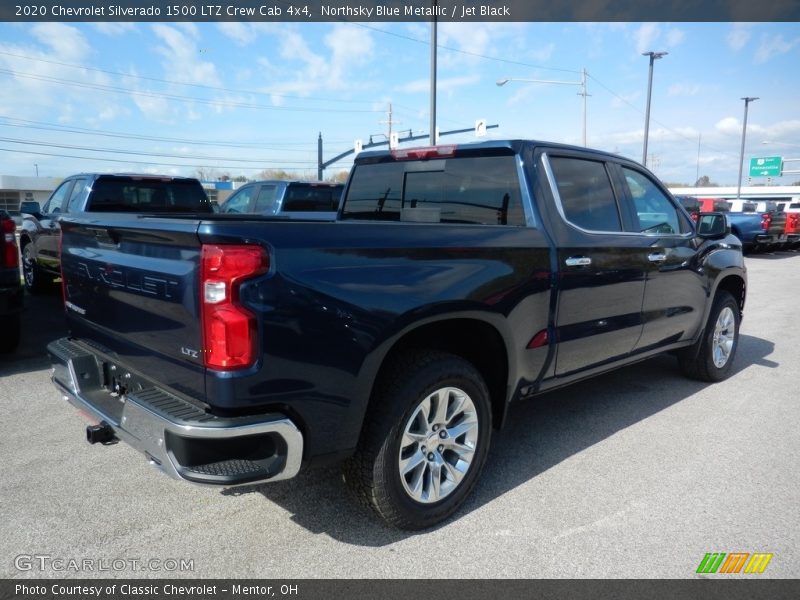 Northsky Blue Metallic / Jet Black 2020 Chevrolet Silverado 1500 LTZ Crew Cab 4x4