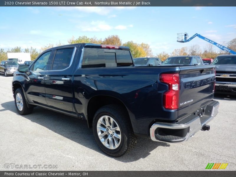 Northsky Blue Metallic / Jet Black 2020 Chevrolet Silverado 1500 LTZ Crew Cab 4x4