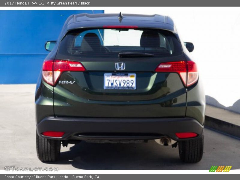 Misty Green Pearl / Black 2017 Honda HR-V LX