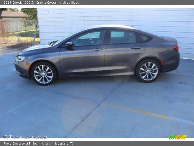 Granite Crystal Metallic / Black 2015 Chrysler 200 S