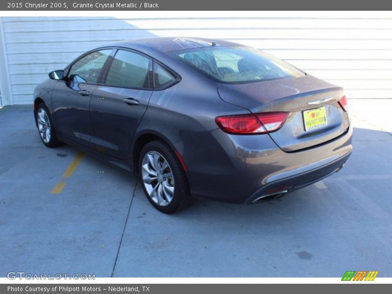 Granite Crystal Metallic / Black 2015 Chrysler 200 S