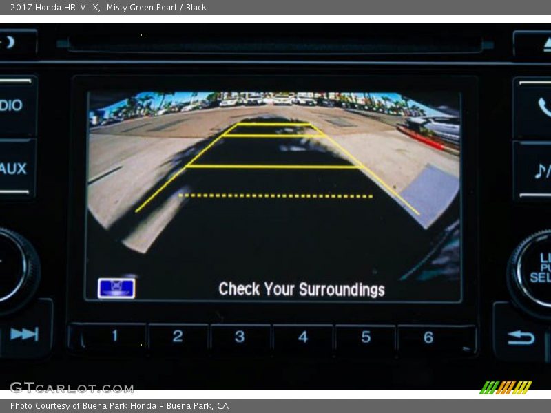 Misty Green Pearl / Black 2017 Honda HR-V LX