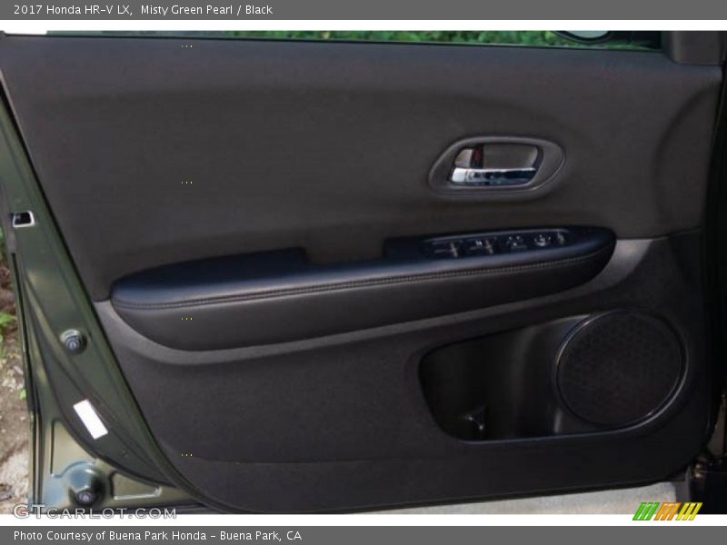 Misty Green Pearl / Black 2017 Honda HR-V LX