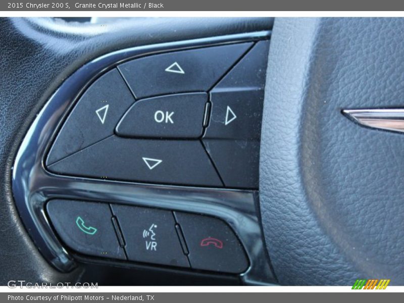 Granite Crystal Metallic / Black 2015 Chrysler 200 S