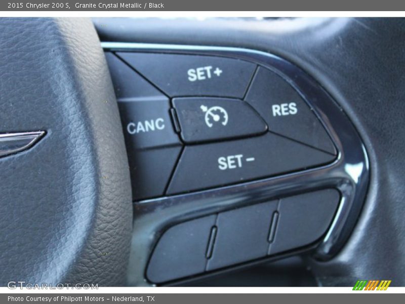 Granite Crystal Metallic / Black 2015 Chrysler 200 S