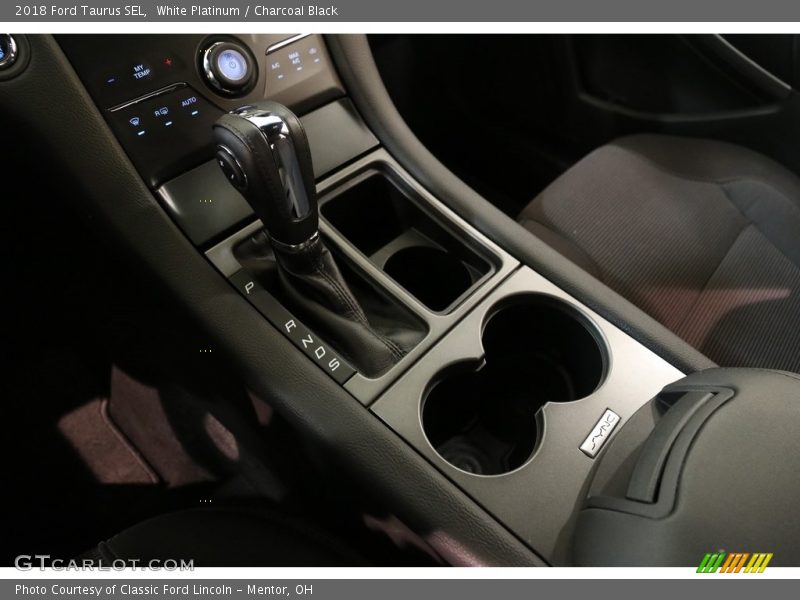 White Platinum / Charcoal Black 2018 Ford Taurus SEL