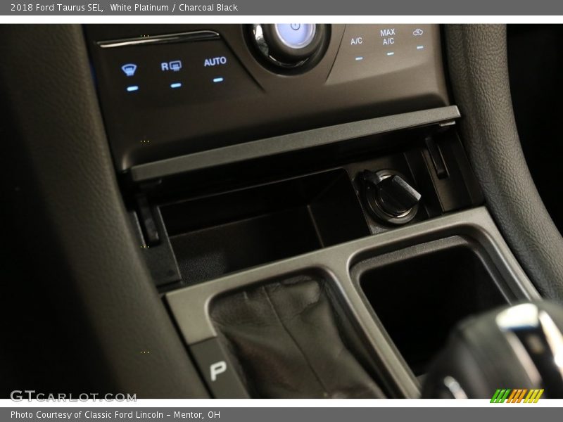 White Platinum / Charcoal Black 2018 Ford Taurus SEL