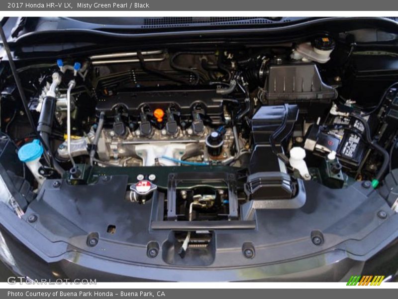 Misty Green Pearl / Black 2017 Honda HR-V LX