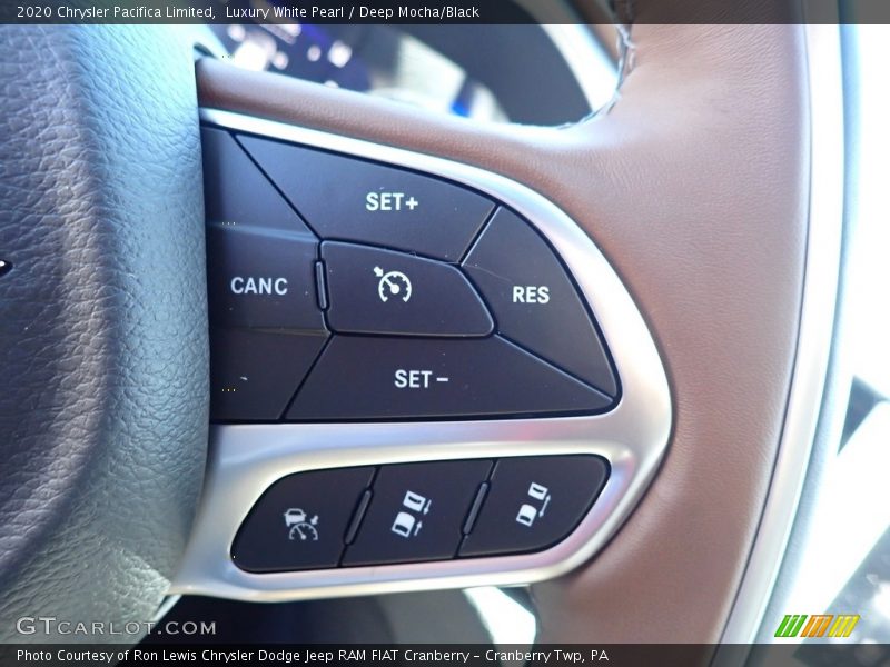 Luxury White Pearl / Deep Mocha/Black 2020 Chrysler Pacifica Limited