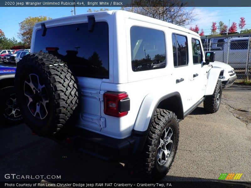 Bright White / Black 2020 Jeep Wrangler Unlimited Rubicon 4x4