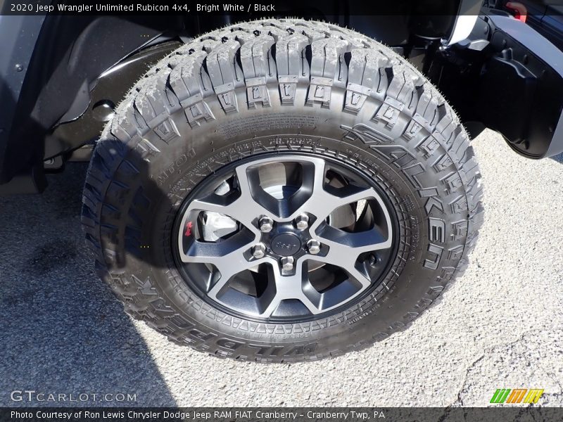 Bright White / Black 2020 Jeep Wrangler Unlimited Rubicon 4x4