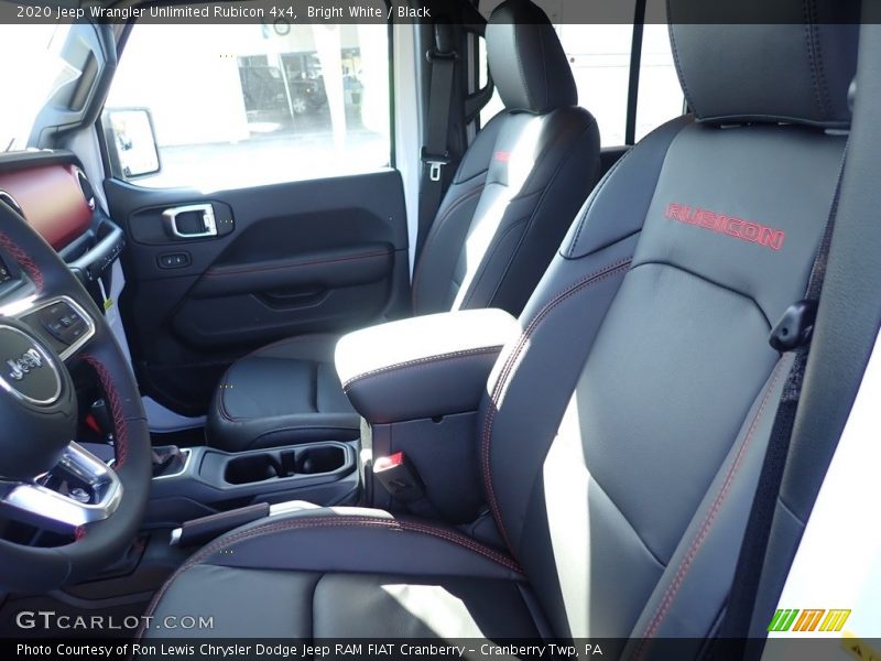 Bright White / Black 2020 Jeep Wrangler Unlimited Rubicon 4x4
