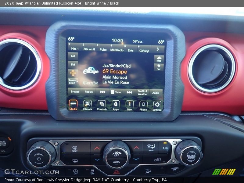 Bright White / Black 2020 Jeep Wrangler Unlimited Rubicon 4x4