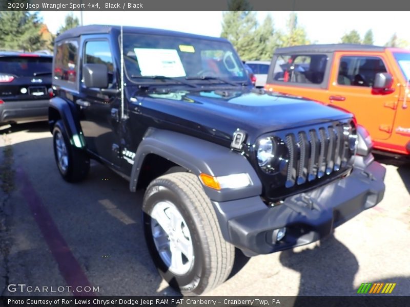 Black / Black 2020 Jeep Wrangler Sport 4x4