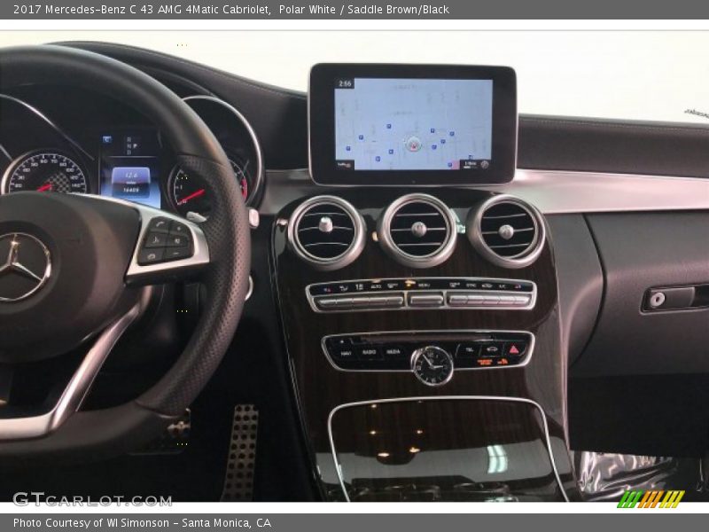 Polar White / Saddle Brown/Black 2017 Mercedes-Benz C 43 AMG 4Matic Cabriolet