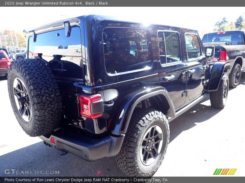 Black / Black 2020 Jeep Wrangler Unlimited Rubicon 4x4