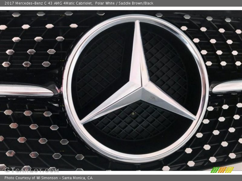 Polar White / Saddle Brown/Black 2017 Mercedes-Benz C 43 AMG 4Matic Cabriolet