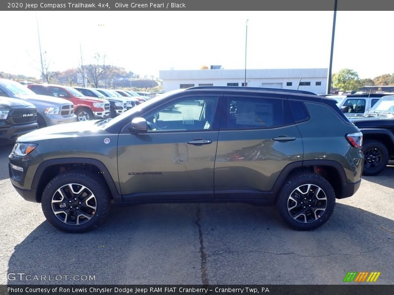 Olive Green Pearl / Black 2020 Jeep Compass Trailhawk 4x4