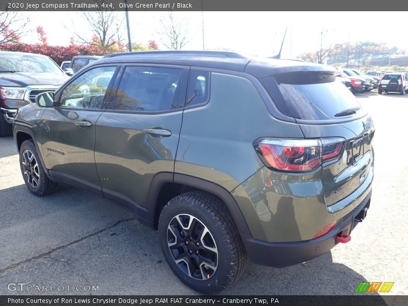 Olive Green Pearl / Black 2020 Jeep Compass Trailhawk 4x4