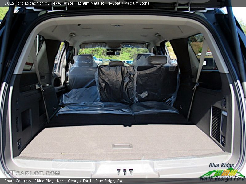 White Platinum Metallic Tri-Coat / Medium Stone 2019 Ford Expedition XLT 4x4