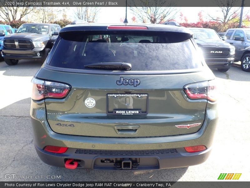 Olive Green Pearl / Black 2020 Jeep Compass Trailhawk 4x4