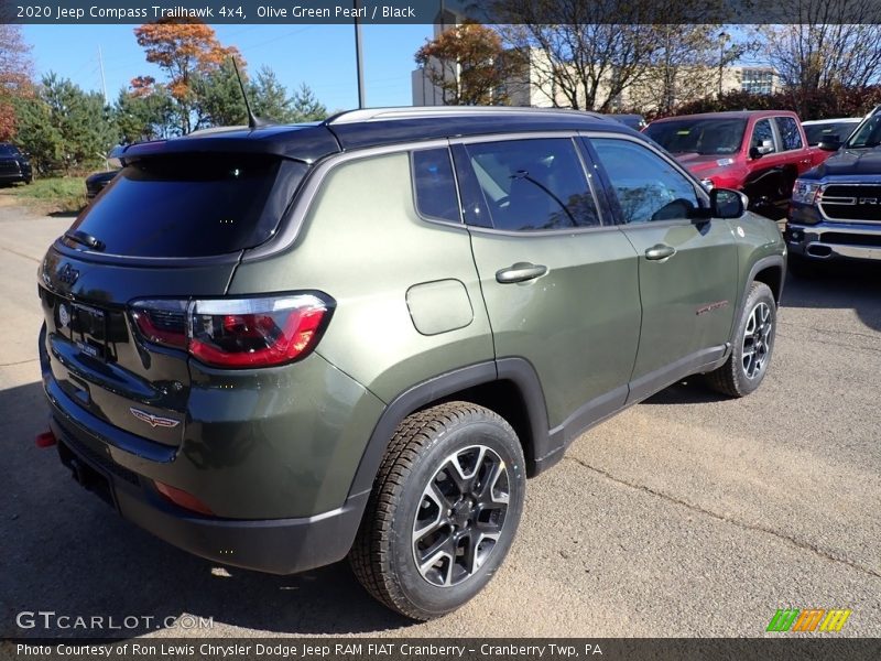 Olive Green Pearl / Black 2020 Jeep Compass Trailhawk 4x4