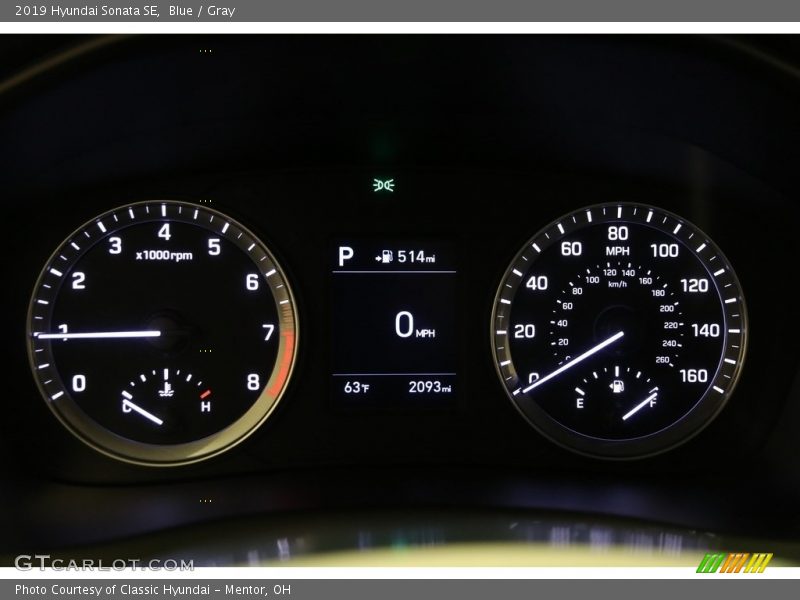 Blue / Gray 2019 Hyundai Sonata SE
