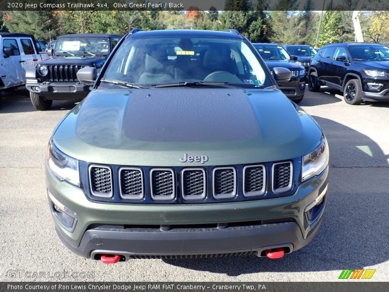 Olive Green Pearl / Black 2020 Jeep Compass Trailhawk 4x4