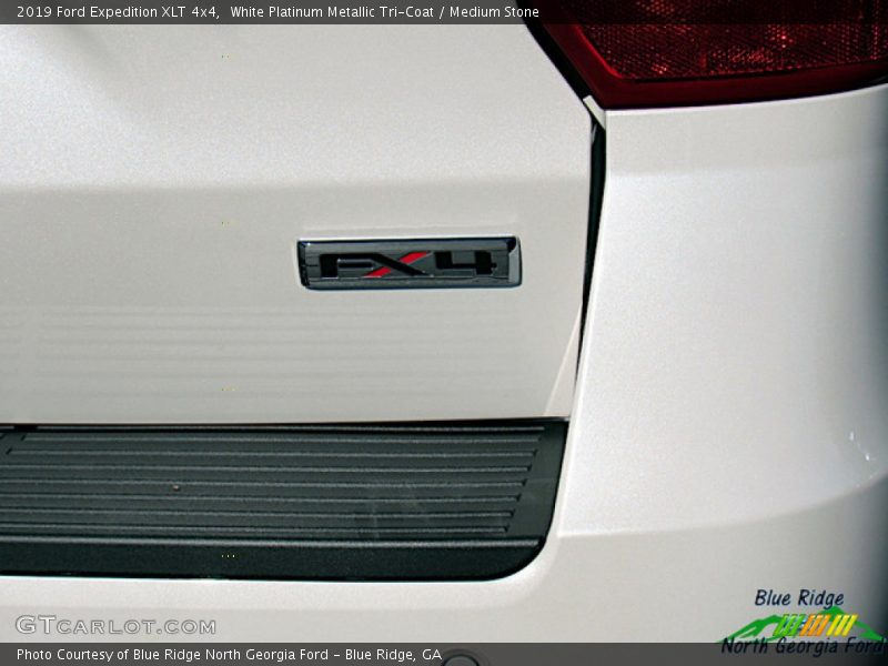 White Platinum Metallic Tri-Coat / Medium Stone 2019 Ford Expedition XLT 4x4