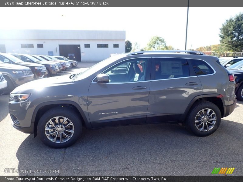 Sting-Gray / Black 2020 Jeep Cherokee Latitude Plus 4x4