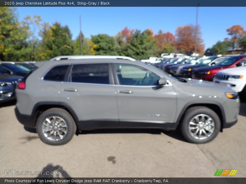 Sting-Gray / Black 2020 Jeep Cherokee Latitude Plus 4x4