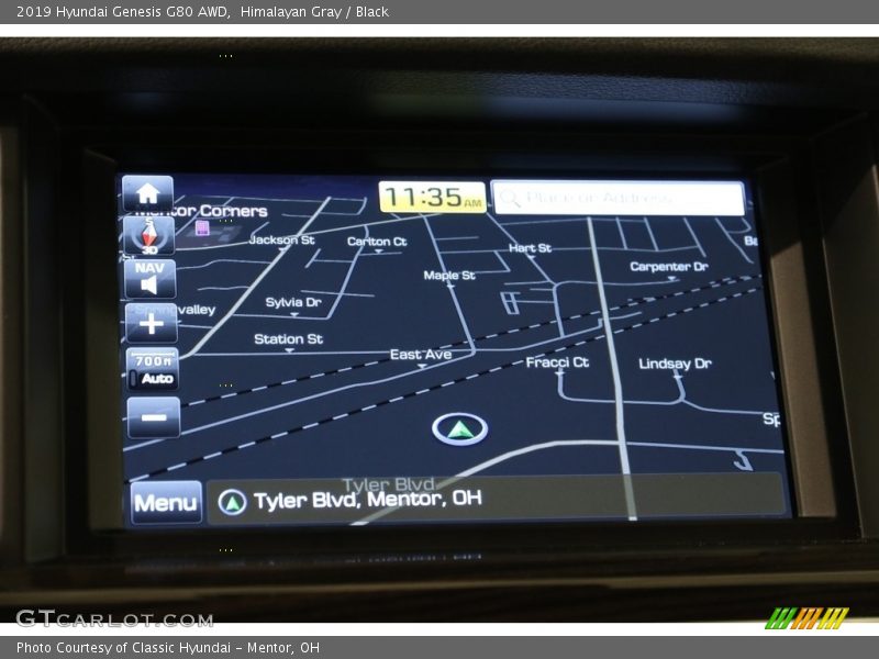 Navigation of 2019 Genesis G80 AWD