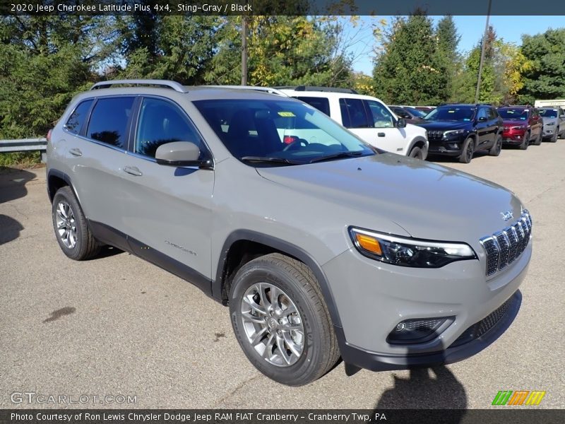 Sting-Gray / Black 2020 Jeep Cherokee Latitude Plus 4x4