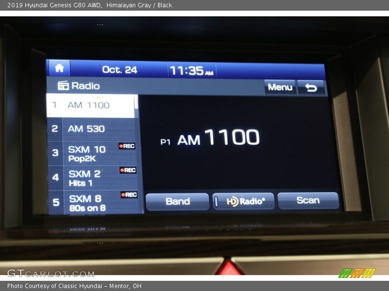 Audio System of 2019 Genesis G80 AWD
