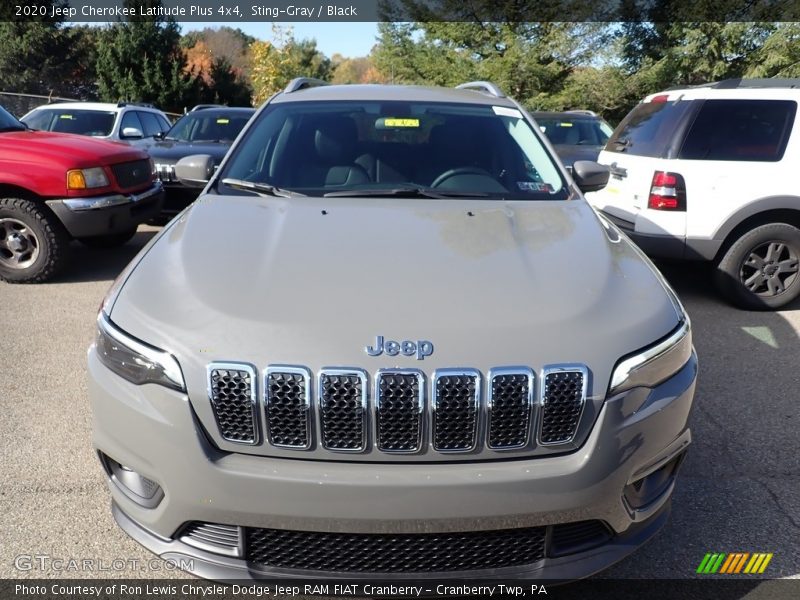 Sting-Gray / Black 2020 Jeep Cherokee Latitude Plus 4x4