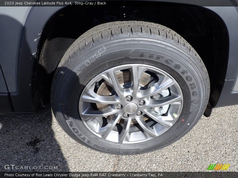 Sting-Gray / Black 2020 Jeep Cherokee Latitude Plus 4x4