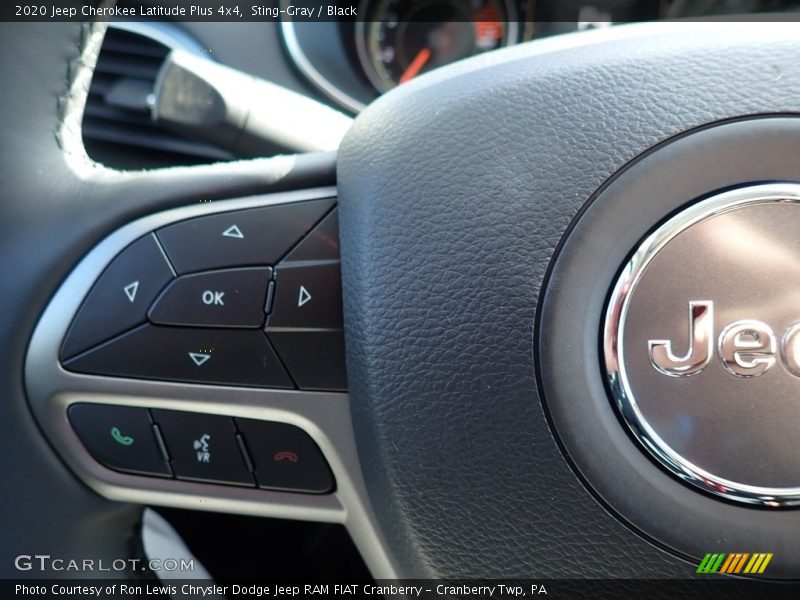 Sting-Gray / Black 2020 Jeep Cherokee Latitude Plus 4x4