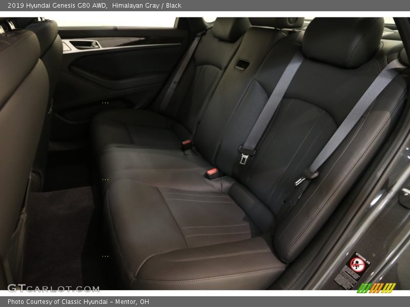 Rear Seat of 2019 Genesis G80 AWD