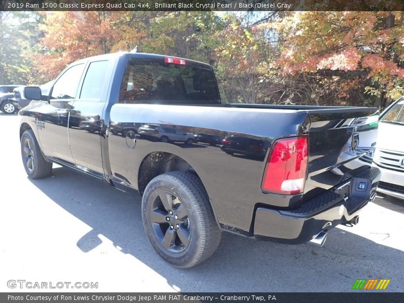 Brilliant Black Crystal Pearl / Black/Diesel Gray 2019 Ram 1500 Classic Express Quad Cab 4x4